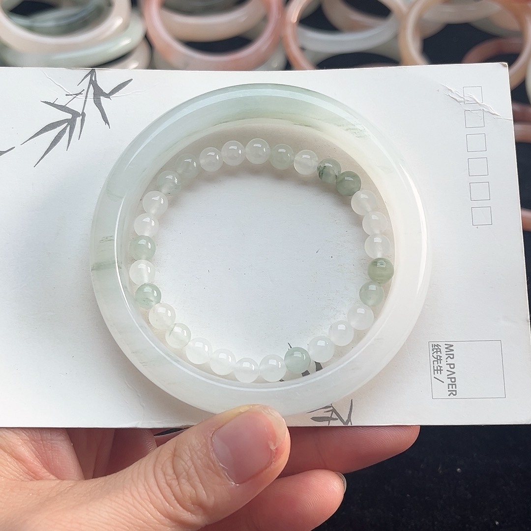 未镶嵌手镯石英质玉8