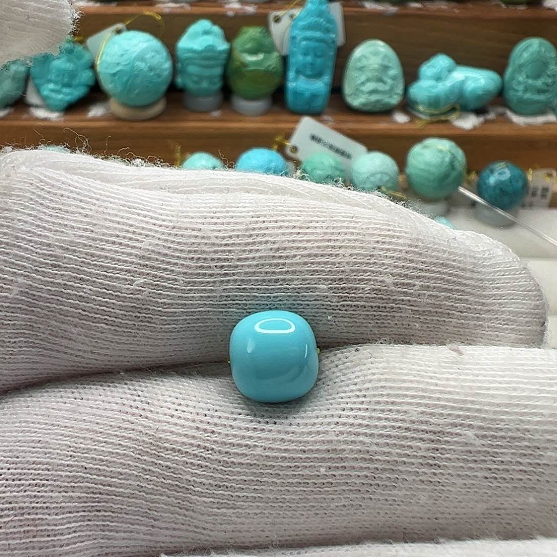 绿松石老型珠 未镶嵌