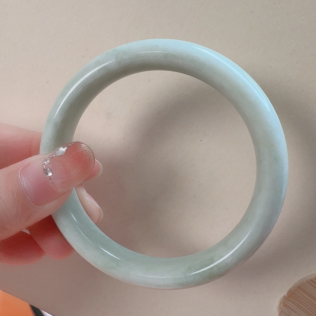 蓝田玉（蛇纹石化大理石玉）手镯未镶嵌