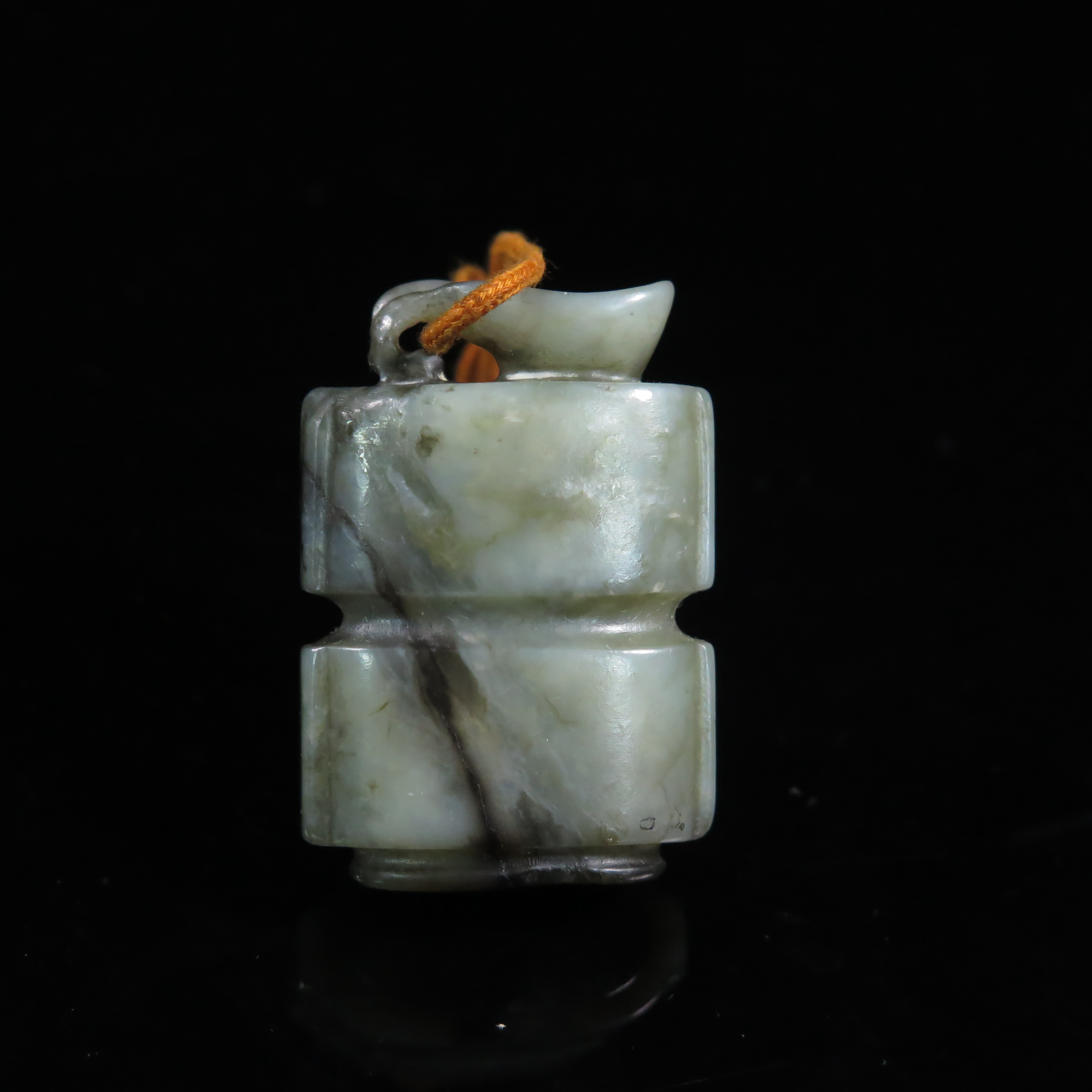 清代玉司南佩/HY111881/和田玉/槐荫山房