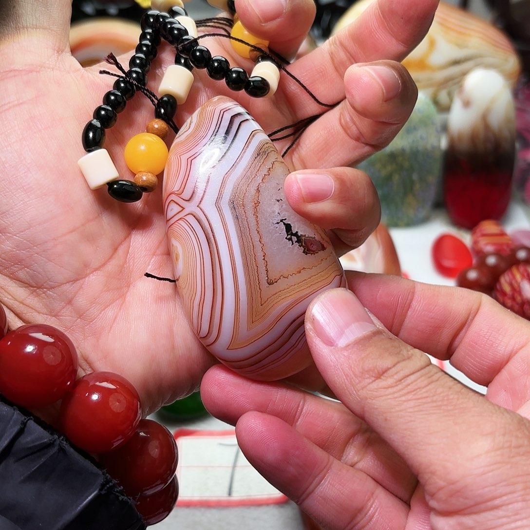 八***财玛瑙/玉髓未镶嵌颈饰