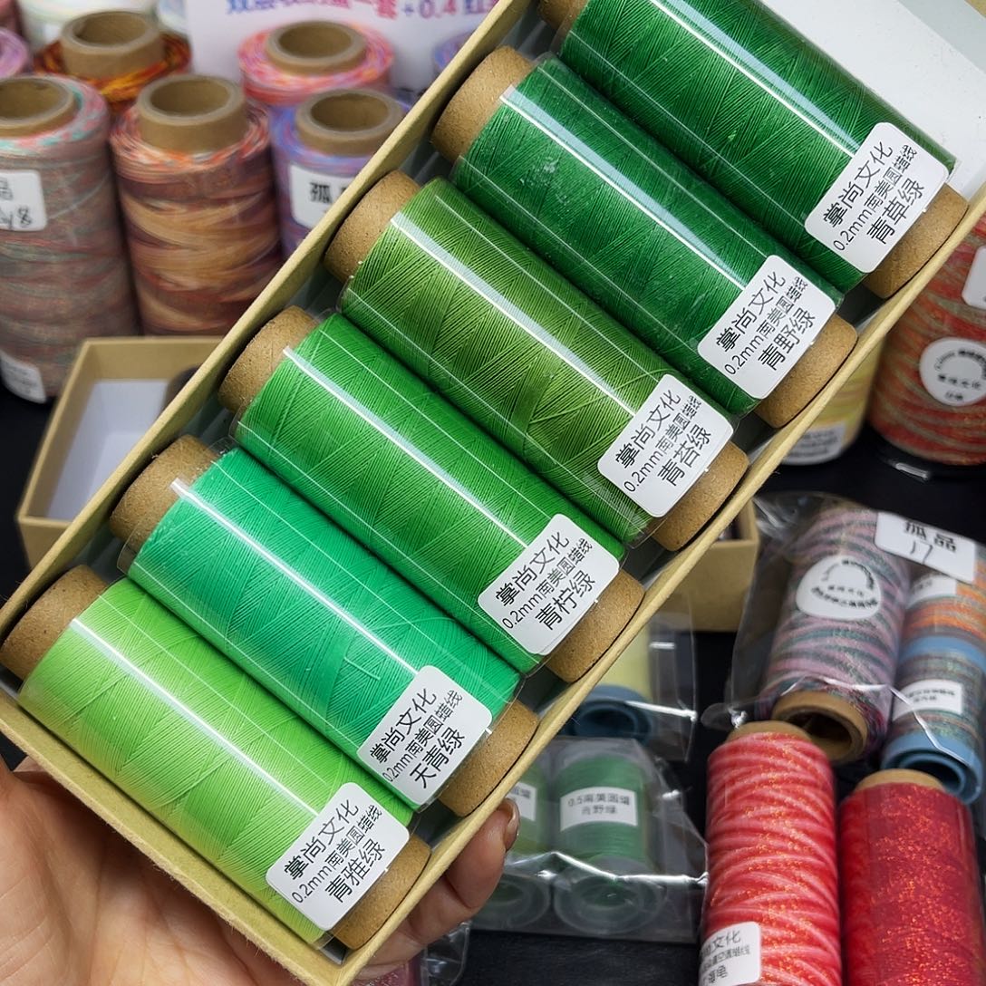 0.2圆蜡线套盒绿色系