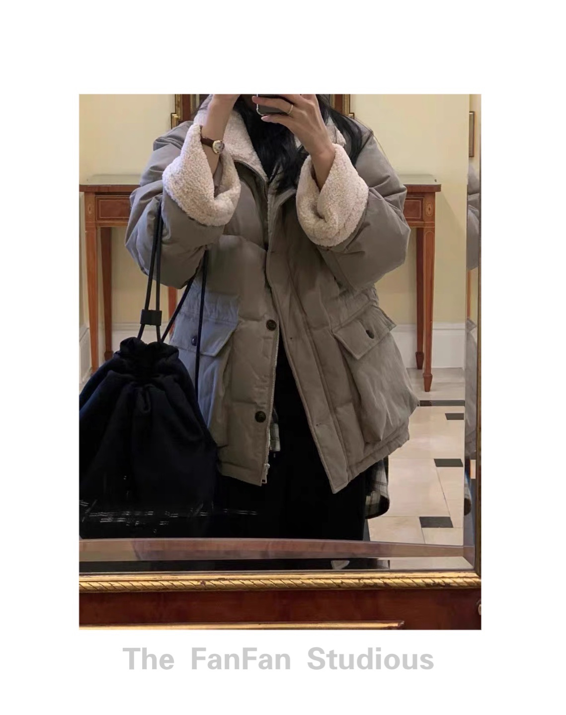 FANFAN-A012立领休闲羽绒服