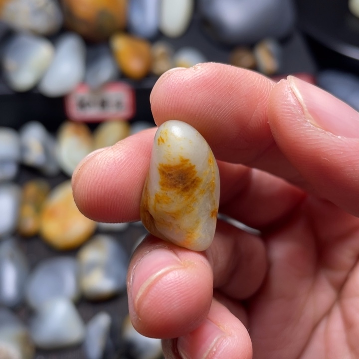 和田玉未镶嵌挂件71