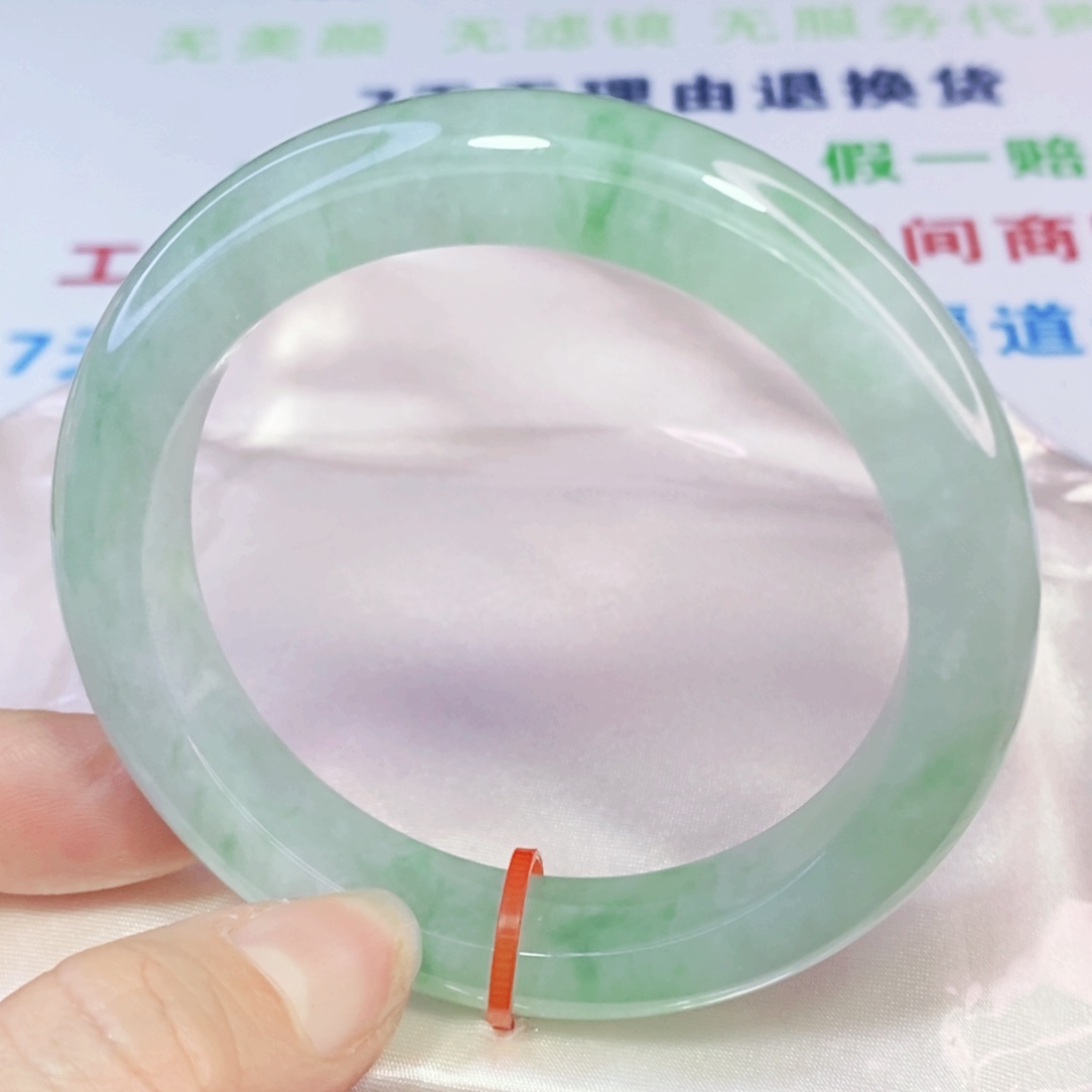 未镶嵌手镯翡翠55.6正圈