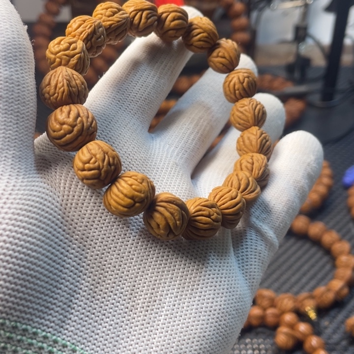 桃木秦岭野生龙纹桃核