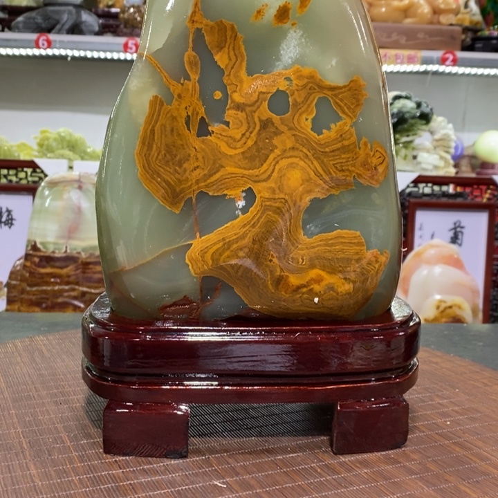 石材临*家居摆件 奇石摆件