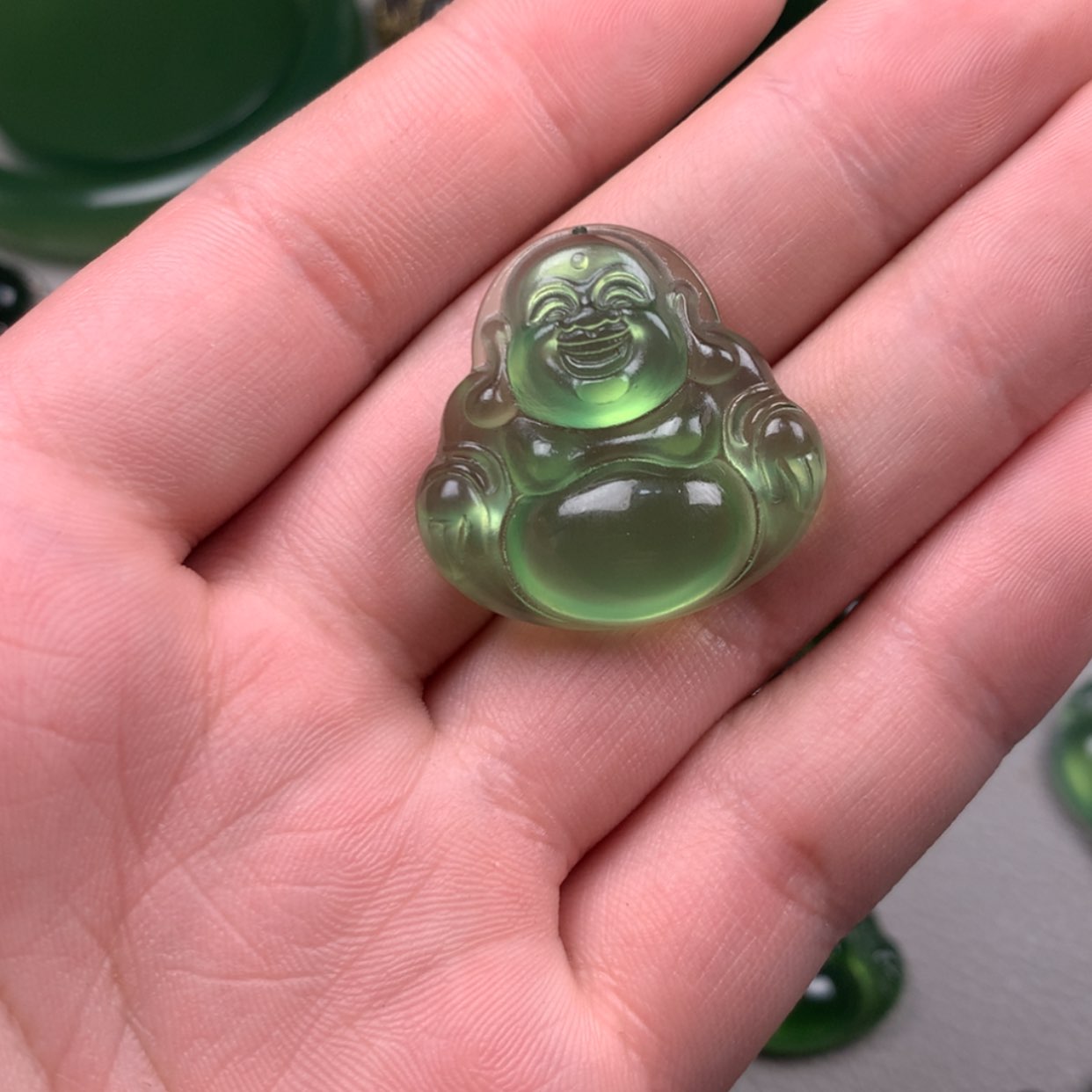 【闪购商品】蛇纹石玉岫玉未镶嵌