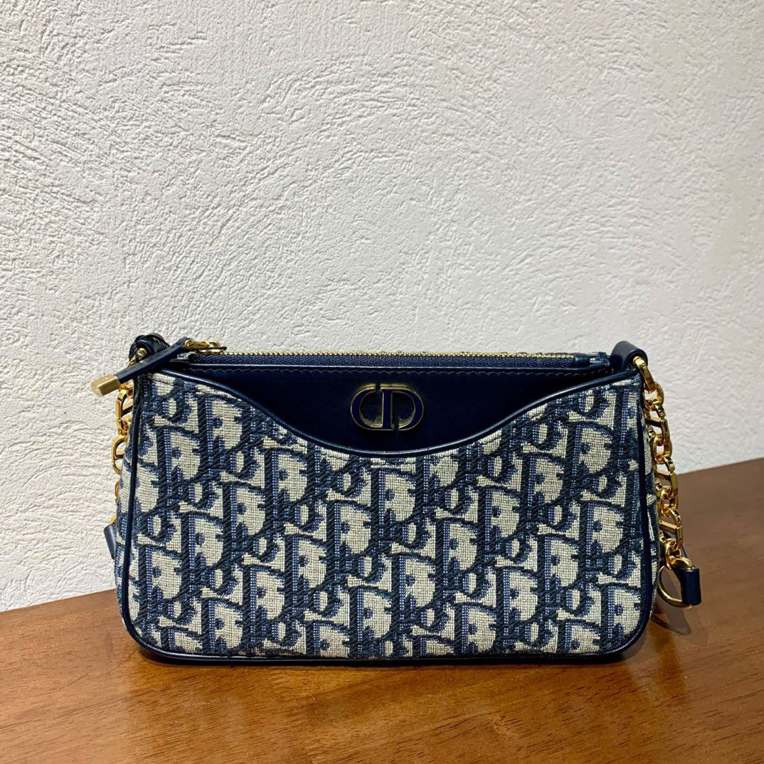 99新 DIOR/迪奥 老花蒙田30hobo三合一mini 