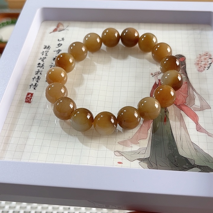 .****和田玉未镶嵌颈饰