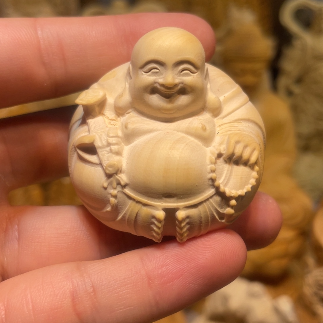 黄杨木小瑕疵一团和气