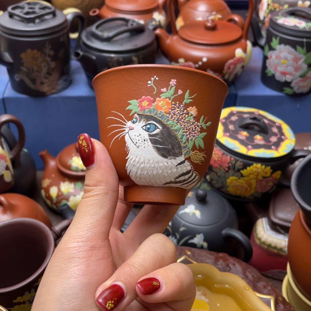 木***一茶杯紫砂紫砂主人杯120cc