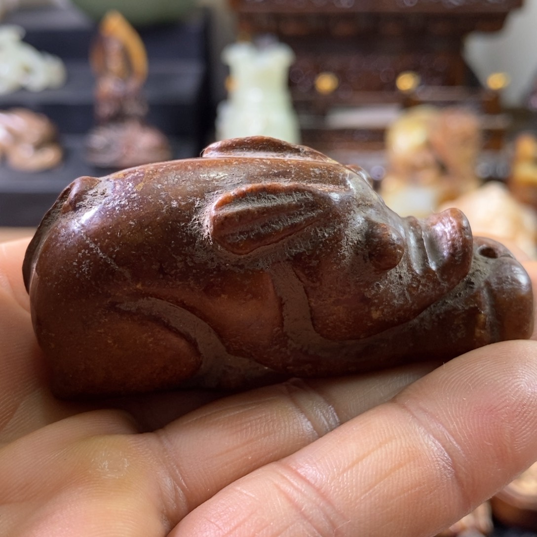 和田玉（糖玉）颈饰未镶嵌