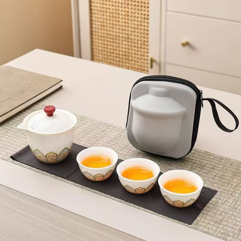 春秋 快客杯茶具旅行套组