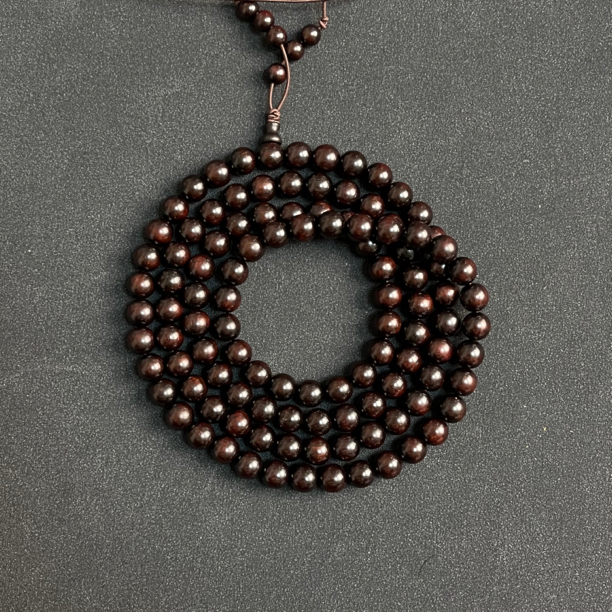 S1571 小叶紫檀108颗8mm文玩手串长串