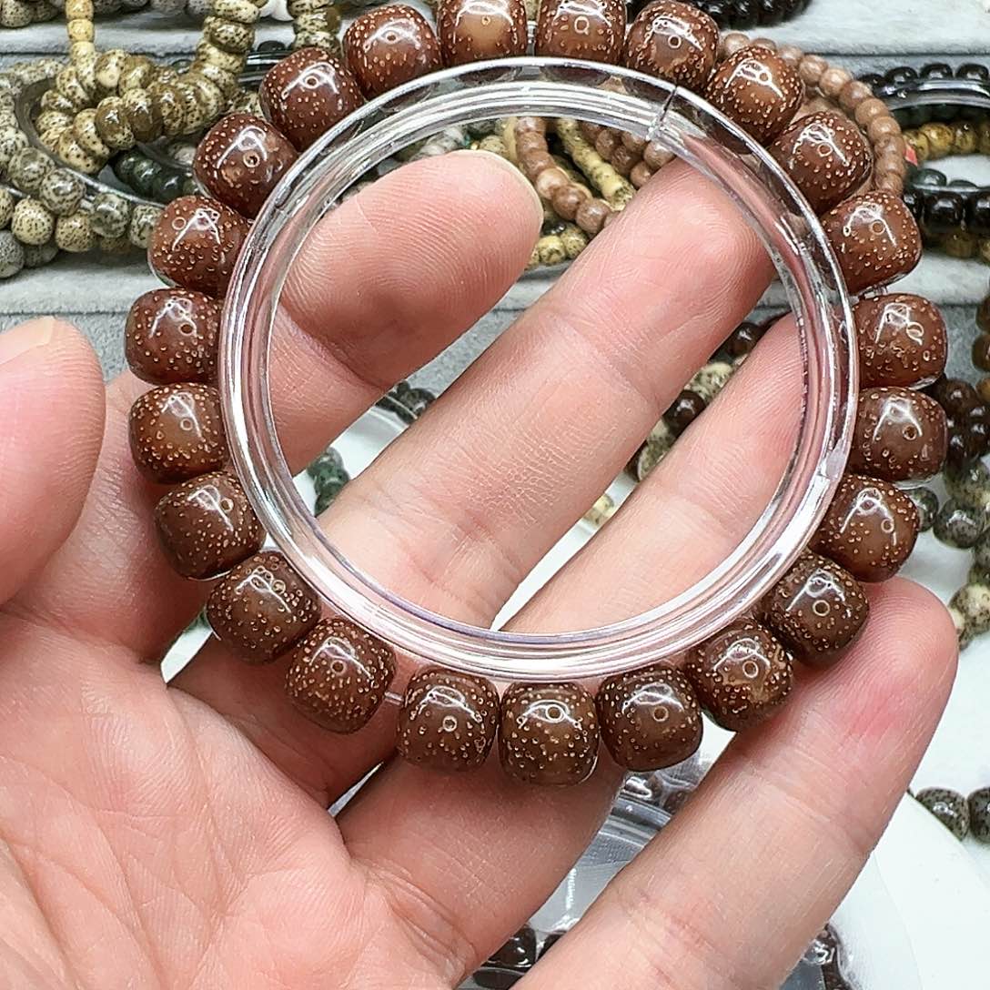 星月菩提手串22殿堂粉冰星月菩提单圈1.0