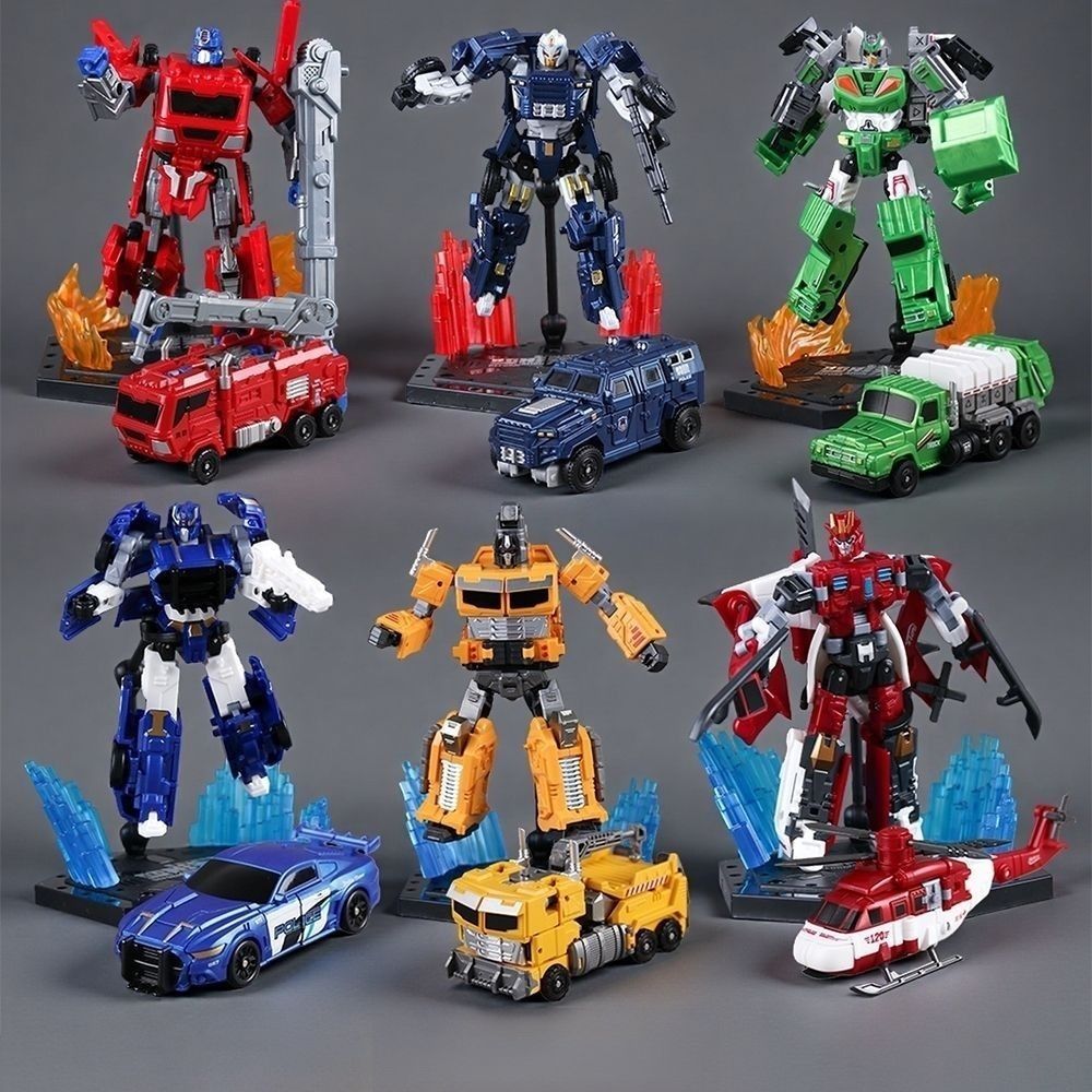 锦江变形天将金刚第二弹擎天黄蜂汽车跑车飞机坦克机器人男孩礼物