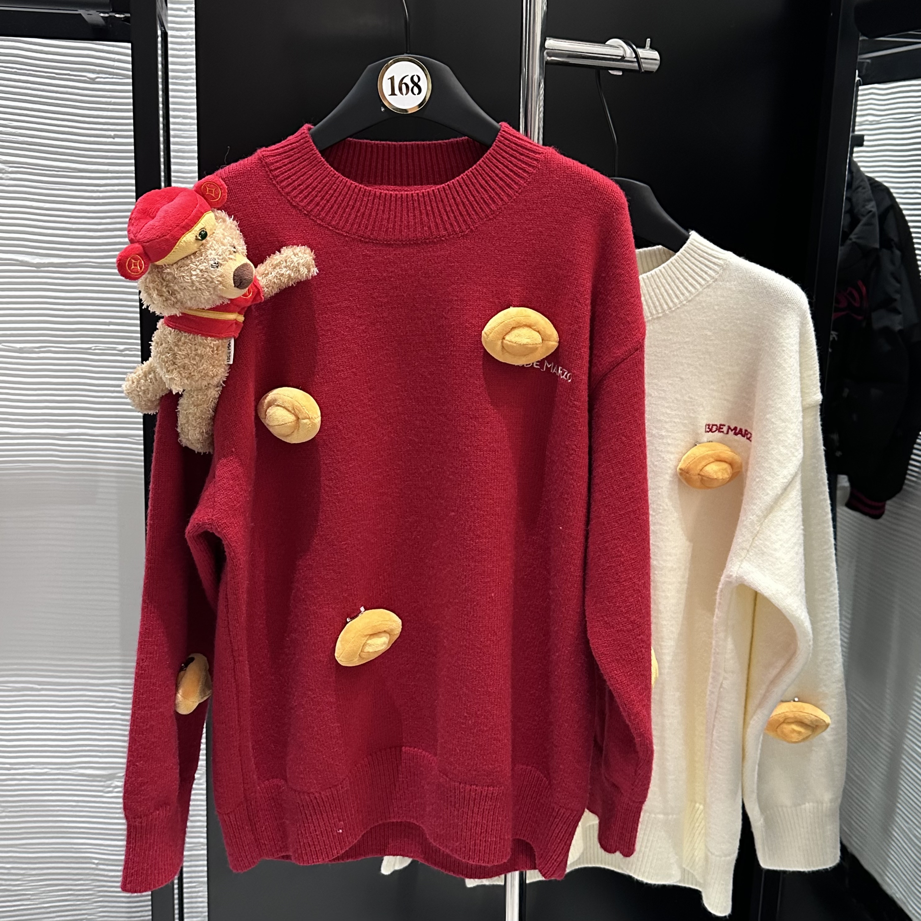 FOG（168）秋冬新款元宝针织衫财神新年毛衣 4NW12MY121