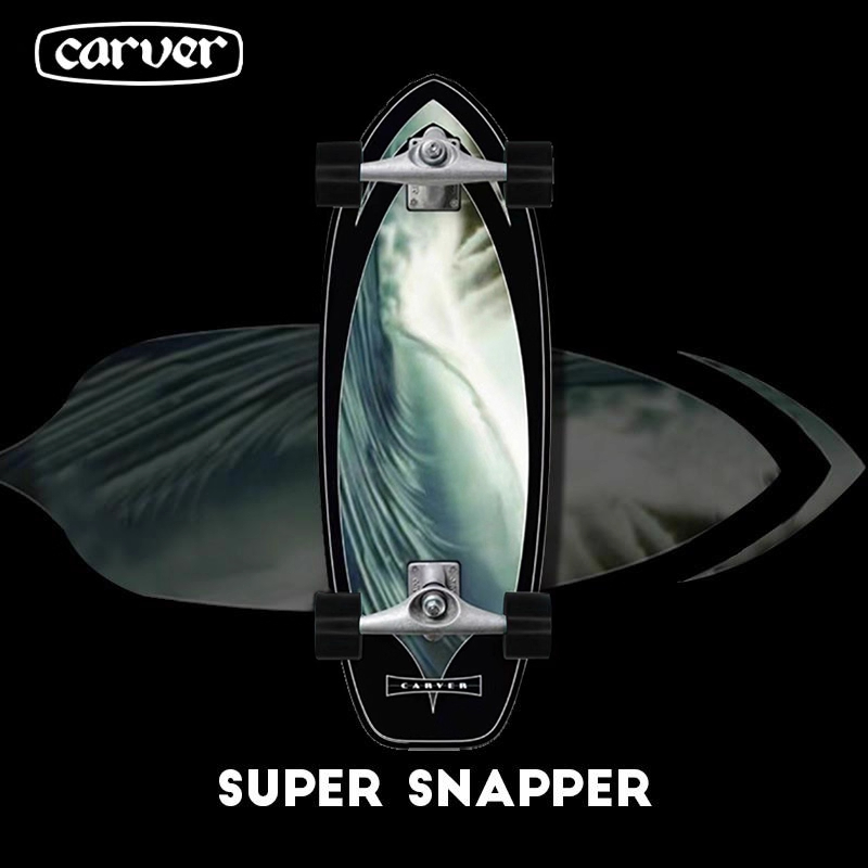 carver形板Super Snapper 「鲷 鱼」专业陆地冲浪板滑行
