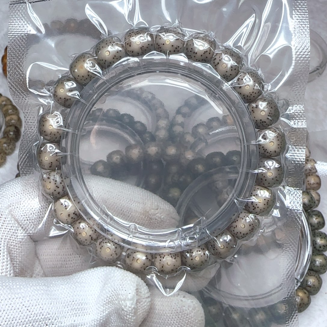 星月菩提手串3号灰冰10左右