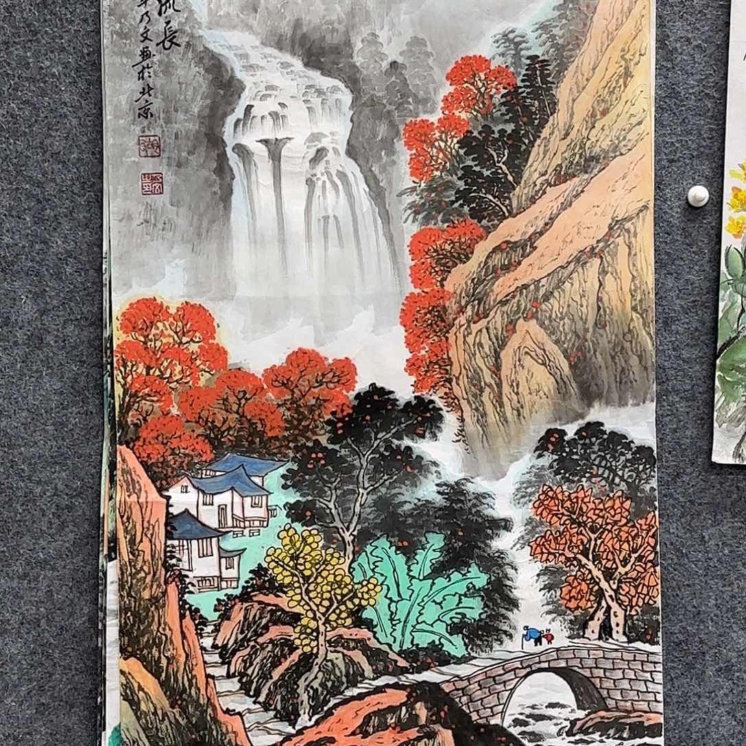 国画国画作品多次入选国内外