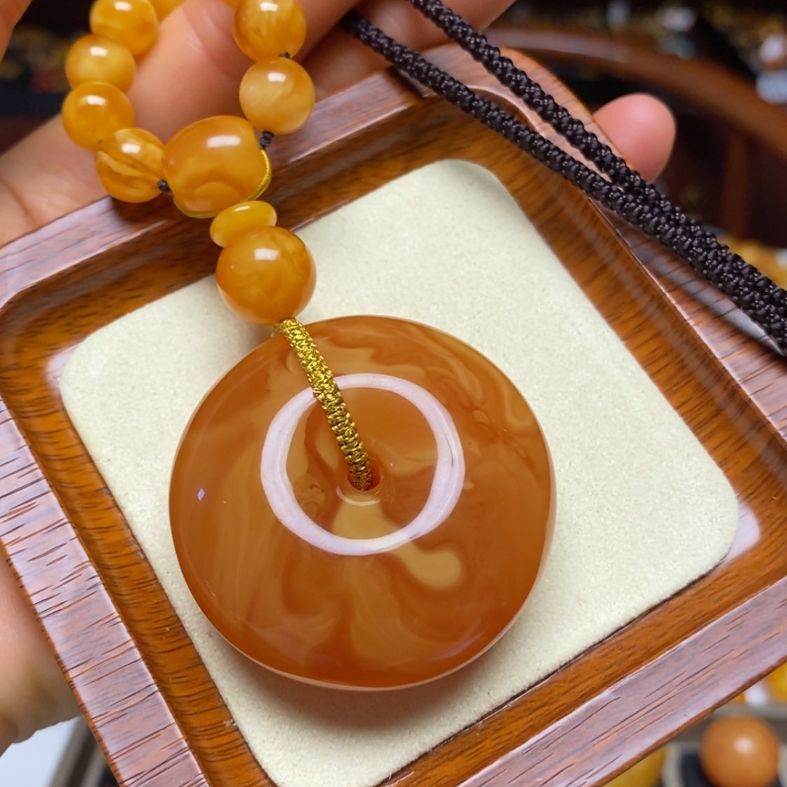 【闪购商品】蜜蜡颈饰未镶嵌项链