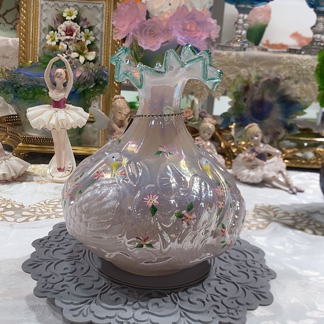 摆件0043芬顿复刻款琉璃花瓶