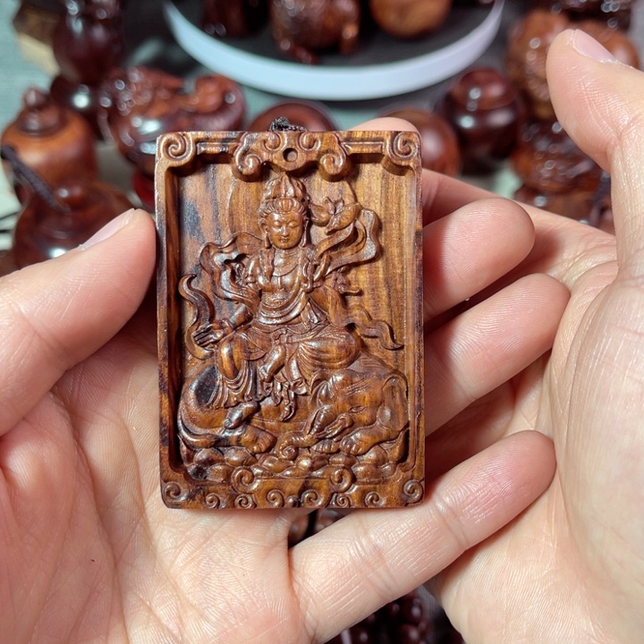 黄花梨/降香黄檀吊坠牌子