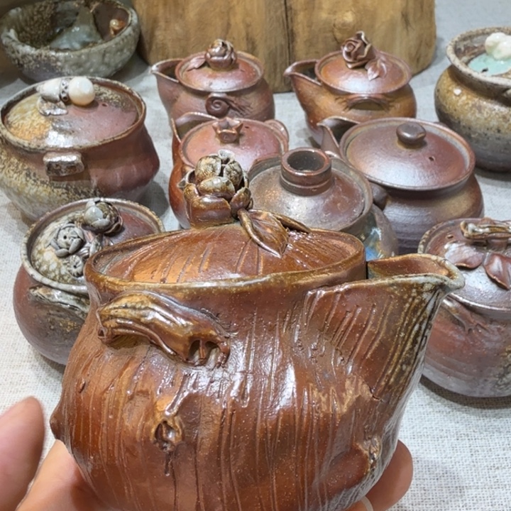 陶盘柴烧福利新品多多