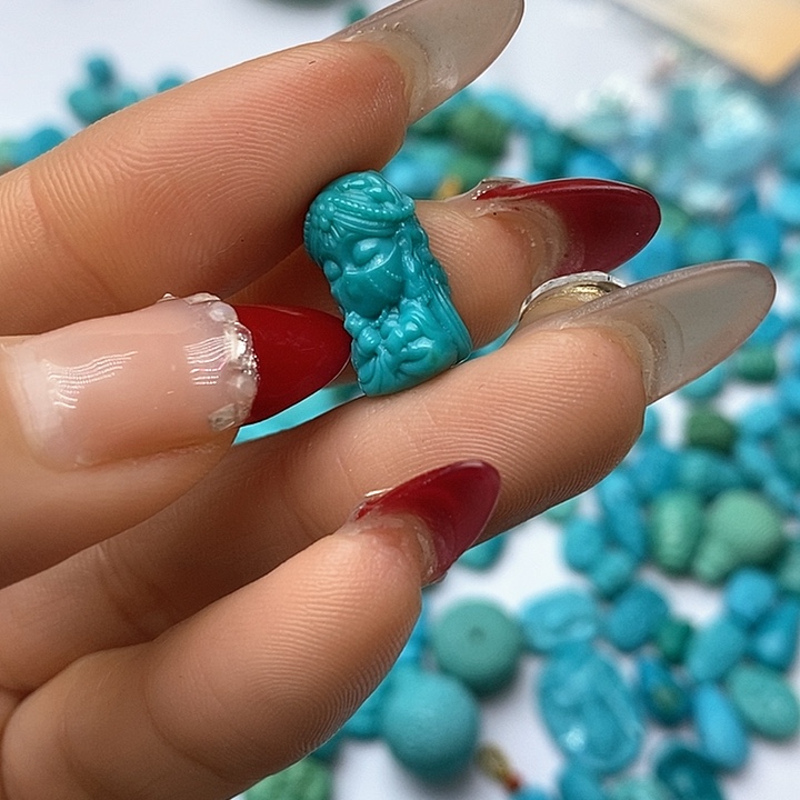 绿松石珠宝奇石未镶嵌