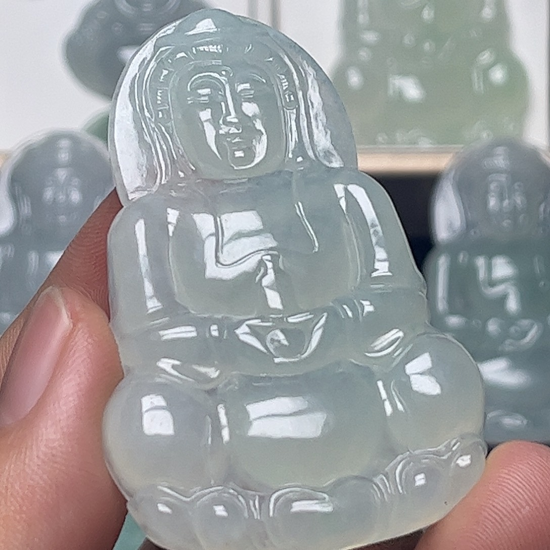 翡翠未镶嵌颈饰缅甸天然翡翠
