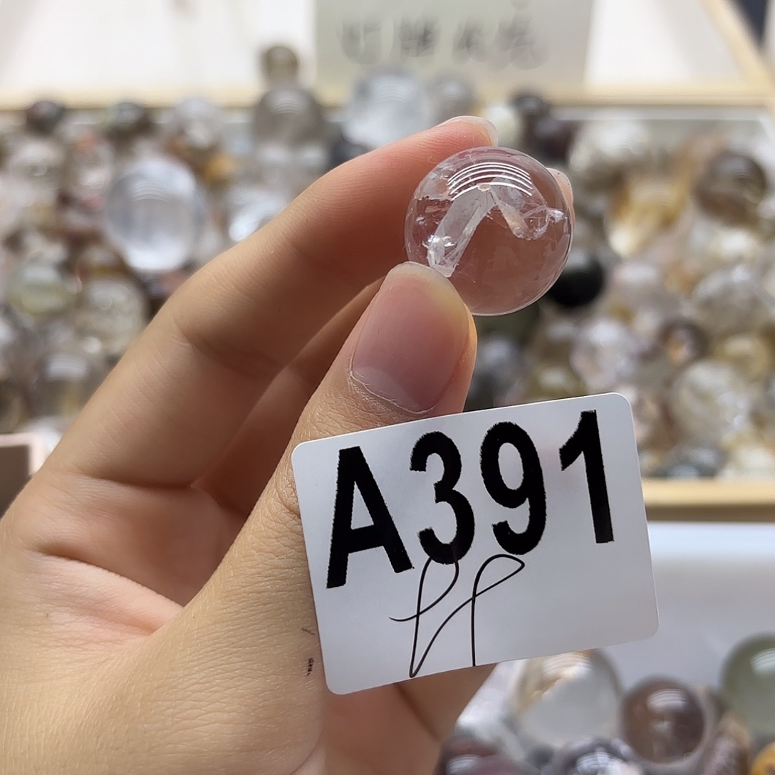汤***圆珠宝半成品未镶嵌水晶391