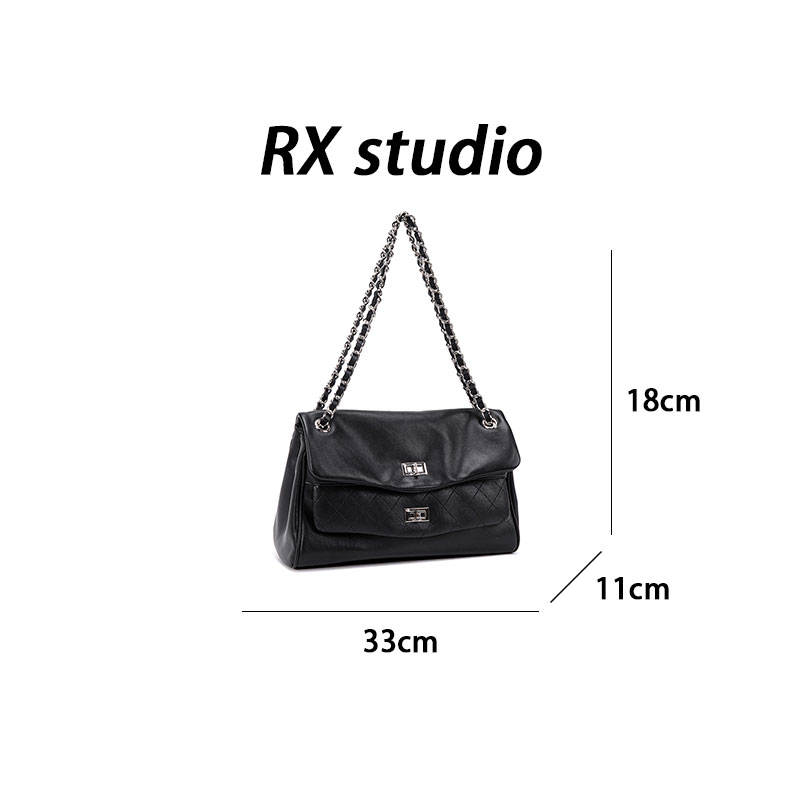 【南沙瑞熙】QYX-9873-黑色 轻奢小众设计感时尚百搭女士包包