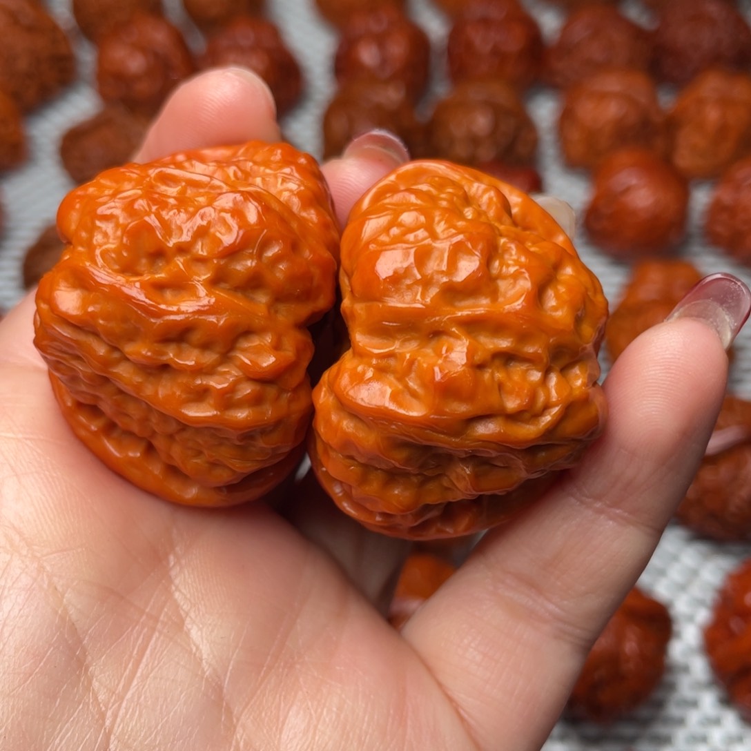 桃核吊坠文玩核桃 手把件 蛤蟆头 42