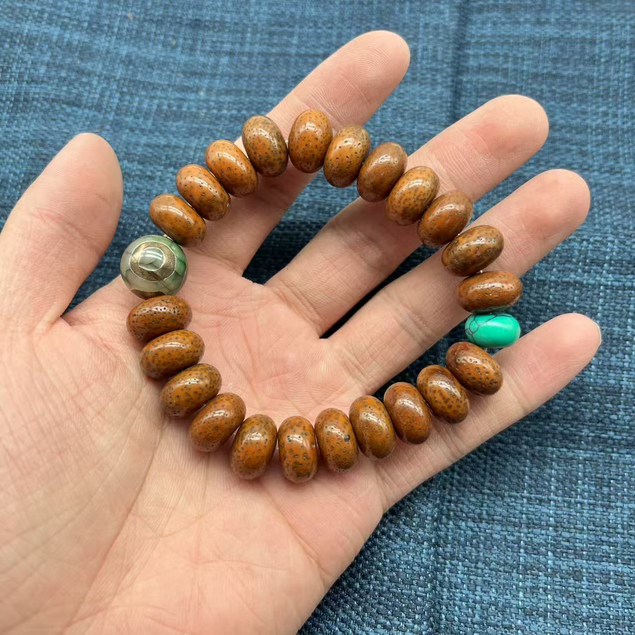 老星月菩提单圈手串卡8*12无礼盒 561