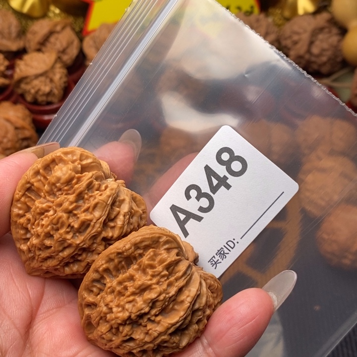 这***比把件核桃虎头王348号