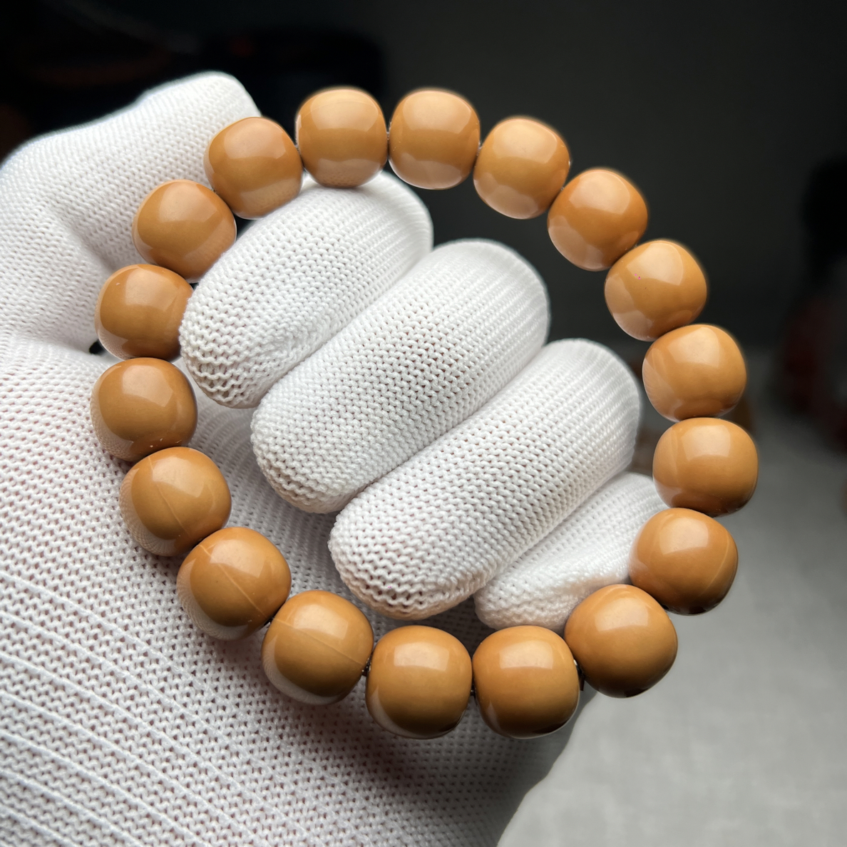 龙岩纯油皮老型手串13+