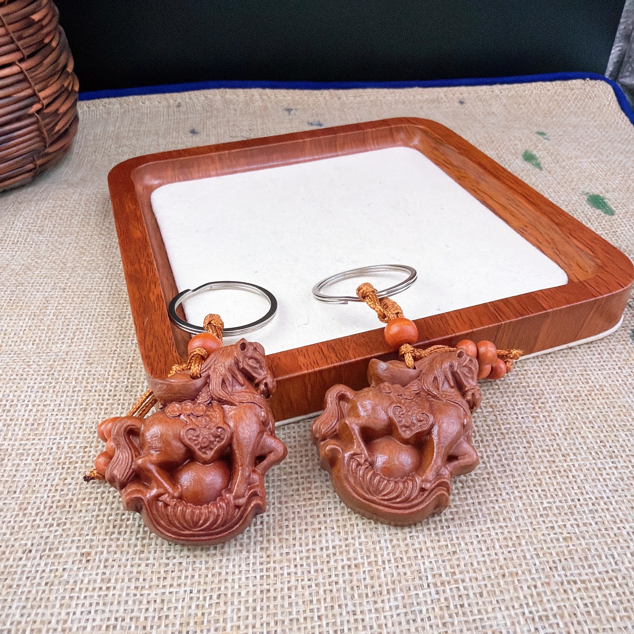 s917 马上发财】桃木挂件 钥匙扣 包挂 多样发其一