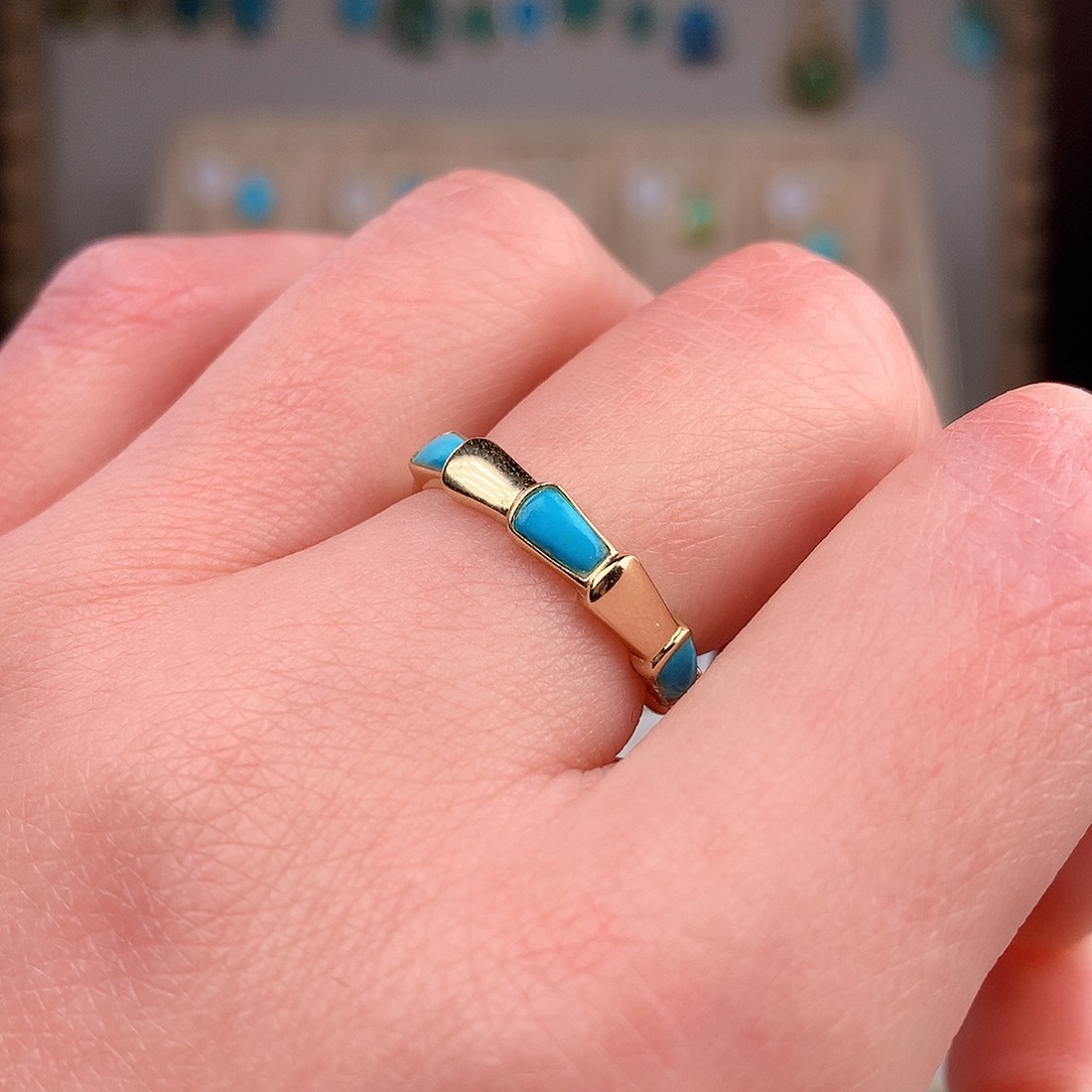 绿松石戒指未镶嵌