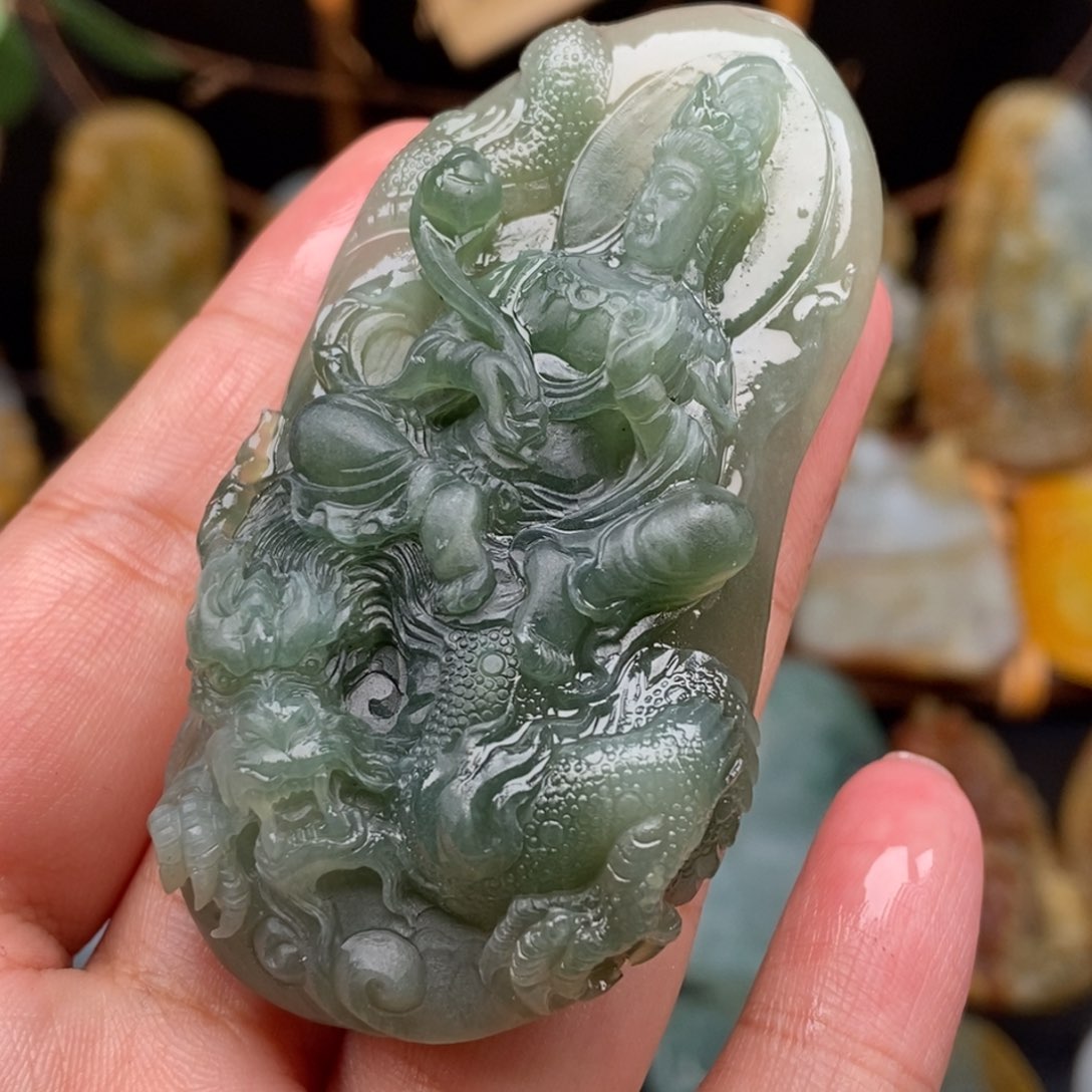 定制翡翠未镶嵌I****k缅甸翡翠A货