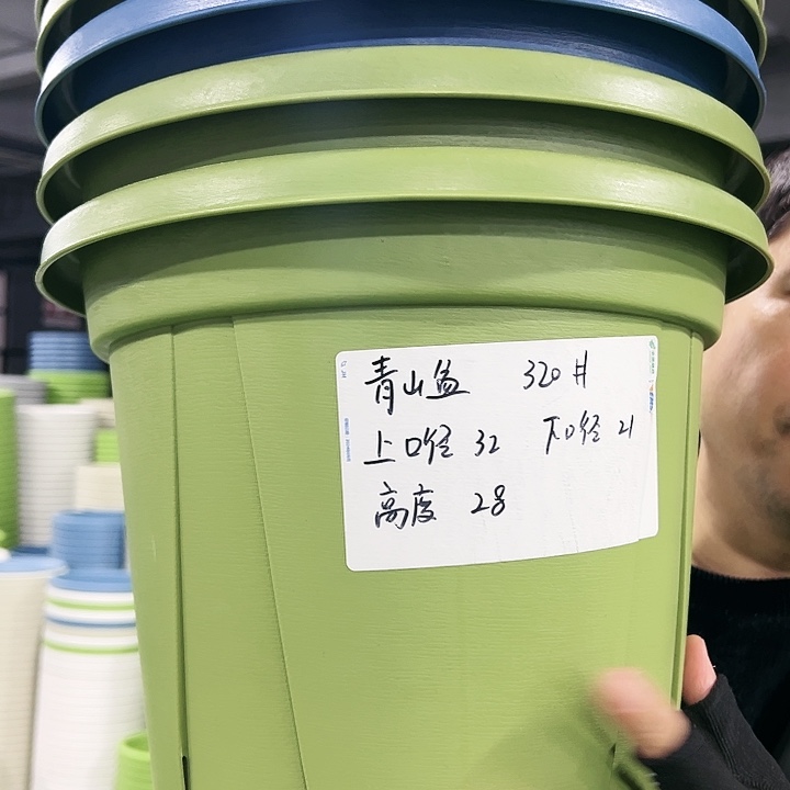 正品青山口32高28果绿色5个无托