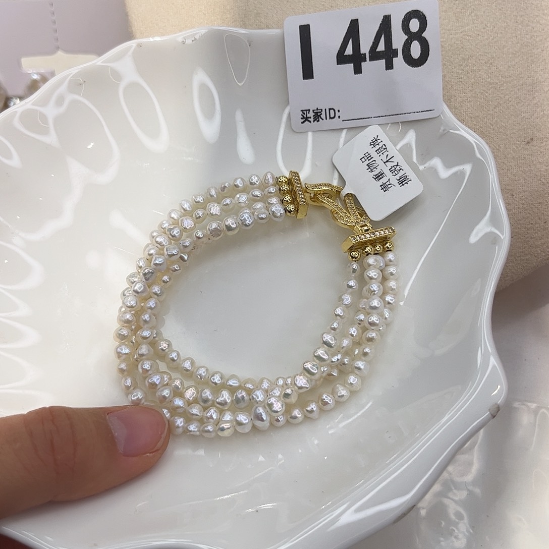 手绳合金淡水珍珠