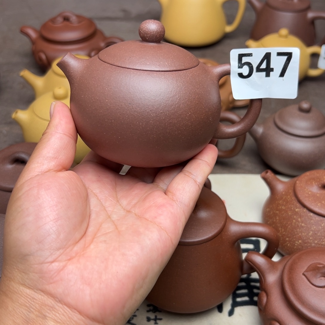 紫砂茶壶紫泥半手工220cc左右瑕疵