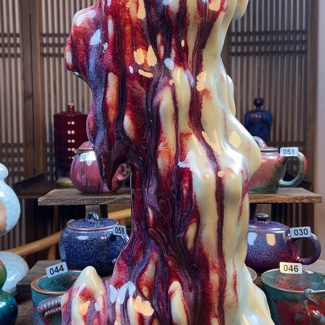 摆件瓦*钧瓷摆件摆件