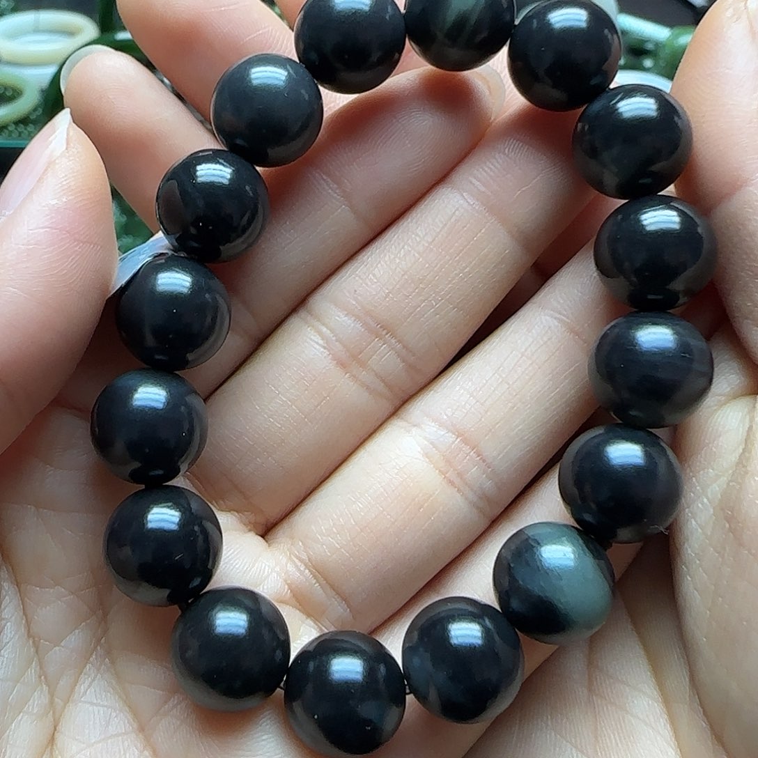 和田玉手串未镶嵌