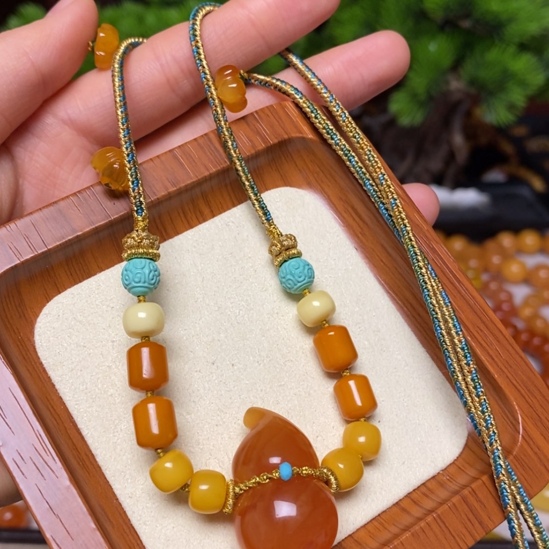 【闪购商品】蜜蜡颈饰未镶嵌项链