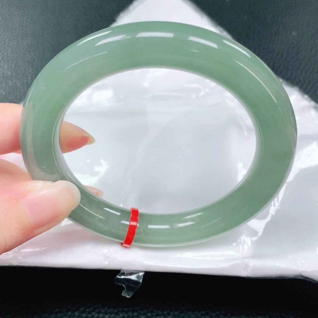 未镶嵌手镯翡翠55圈