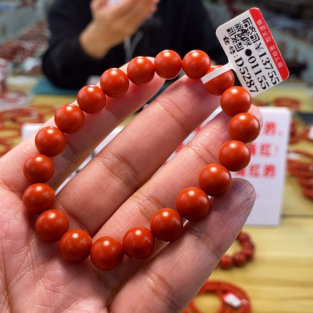 南红玛瑙9.5mm（多样性发一）未镶嵌