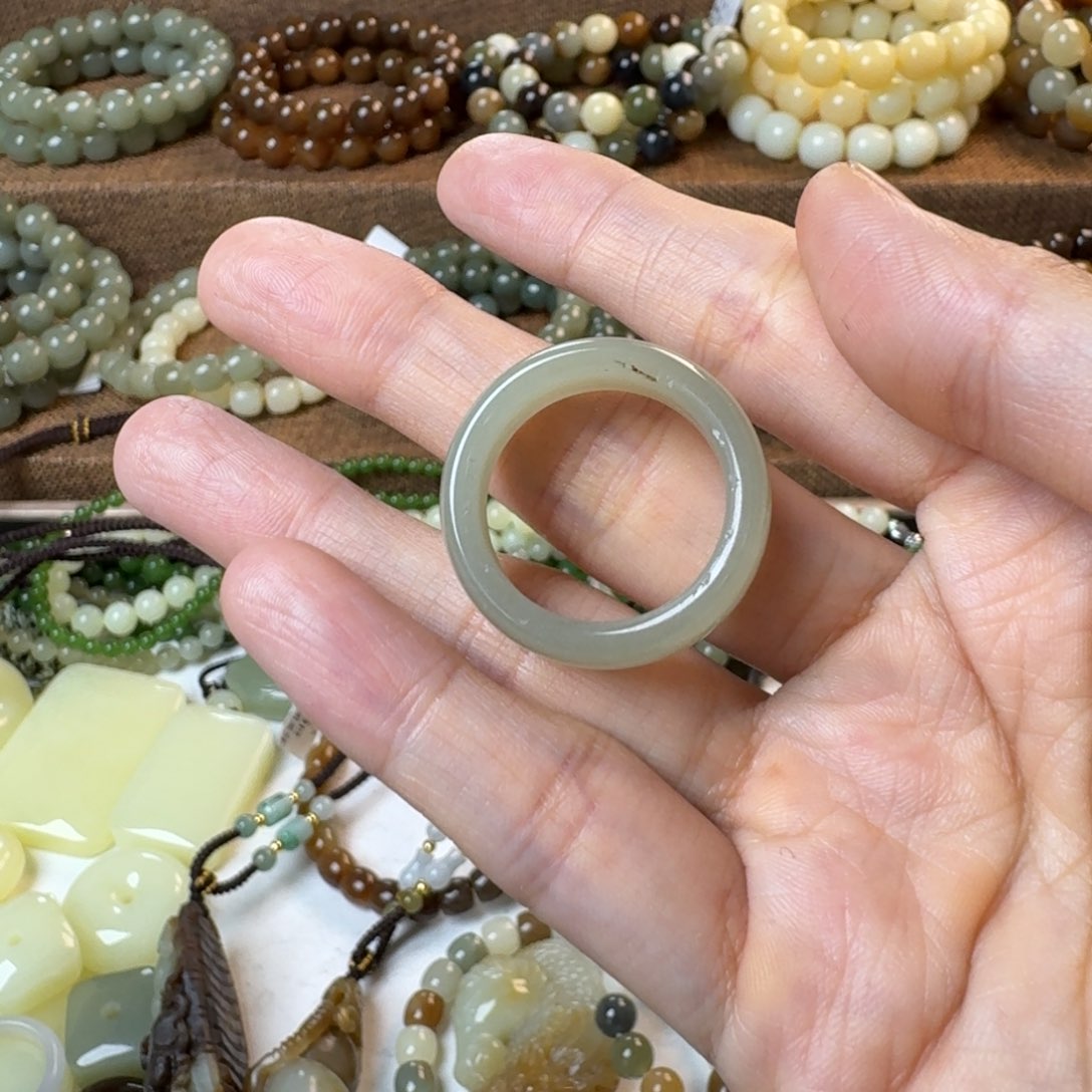 和田玉（糖玉）戒指未镶嵌❤****?