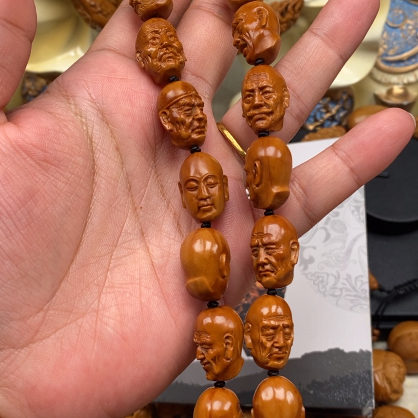 【闪购商品】橄榄核手串橄榄手工雕刻工艺